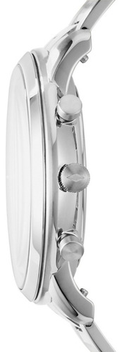 Reloj Caballero Fossil Fs5384 Color Plata De Acero