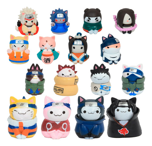 Gatos Neko Cosplay Anime Paquete Figuras Coleccionables