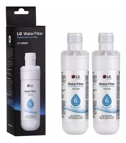 Filtro De Agua LG Lt1000p Adq747935 Dos Unidades (2 Pack)