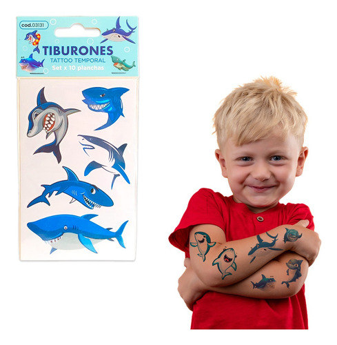 Tatuajes Tatto Temporales Adhesivos Infantiles Sticker X40