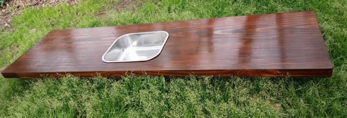 Imagen 8 de 10 de Mesada, Tablón, Cocina,madera