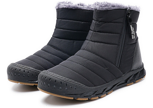 Botas Impermeables Hombre Nieve Antideslizantes Caña Alta