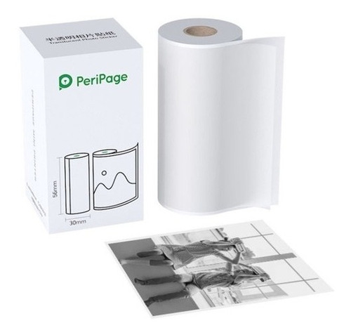 Papel Térmico Adhesivo Transparente Peripage A6