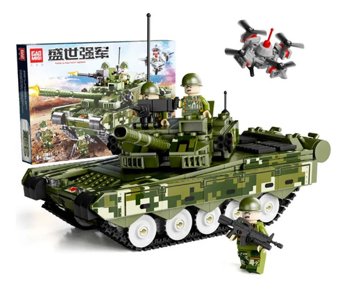 Tanque Principal  T-99a Ejercito De China, Compatible Lego