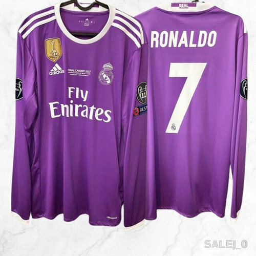 Camiseta Retro Ronaldo Club Real Madrid  Final Cardif 2017