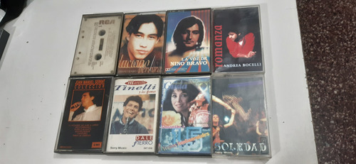 8 Cassettes,soledad,boccelli,gilda,serrat,nino Bravo.leer