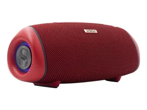 Caixa De Som Sabala Dr-108 Stereo 360 - Bluetooth 5.0 - 10w Cor Vermelho 110v/220v