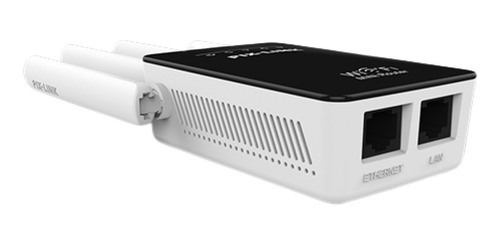 Imagen 4 de 4 de Router, Repetidor, Access point, WISP Pix-Link LV-WR09 blanco y negro 100V/240V