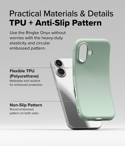 Capa Para Celular Ringke Onyx Compatível Com iPhone 16 Plus