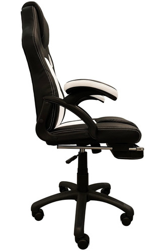 Silla Gamer Escritorio 801 C/apoya Pies Blanco C/envio