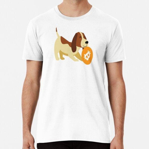 Remera Bitcoin Dog Jugando Con Bitcoin Algodon Premium