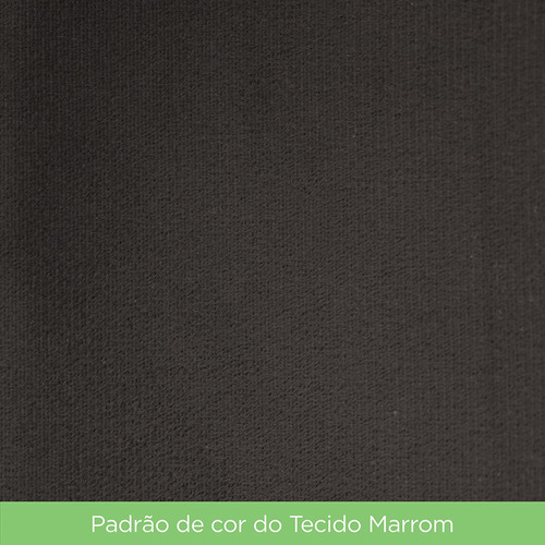 Conj Sala Jantar Mesa 160cm Tamp Mdf 6 Cadeira Zuri Casa 812 Cor Nature com Off White e Marrom Desenho do tecido das cadeiras Liso