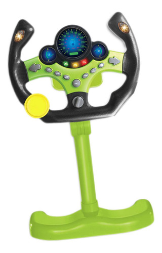 Volante Simulado Para Controle De Direção Infantil Verde