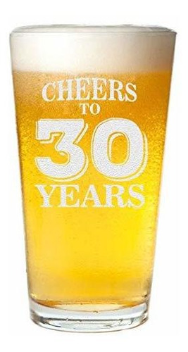 Veracco Cheers To 30 Years Thirties Regalo De Cumpleaños Par