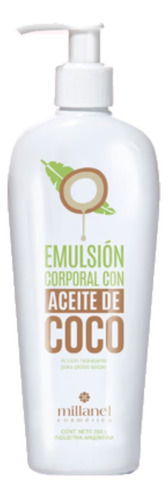 Emulsión Corporal Con Aceite De Coco Millanel 280g