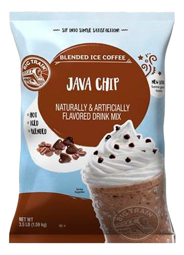 Base Big Train Java Chip Flavor Bolsa 1590 Gramos