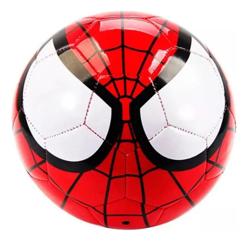 Pelota Infantil Fútbol Nº5 Spiderman Color Rojo