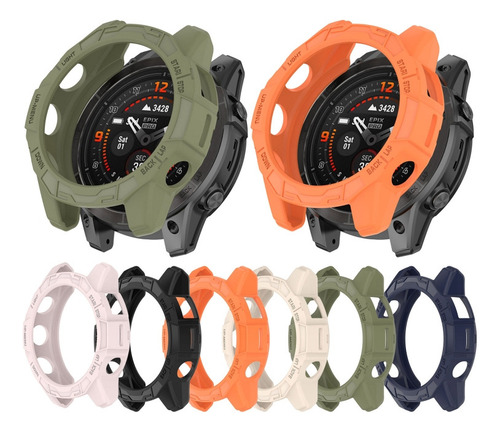 ' Funda De Reloj Tpu Para Garmin Epix Pro 47 Mm/fenix 7/7