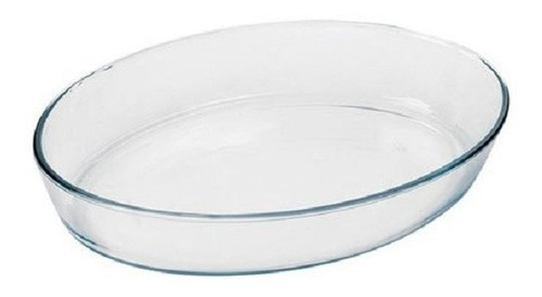 Fuente Marinex Asadera Oval 35cm 3.2lts Vidrio Horno Freezer