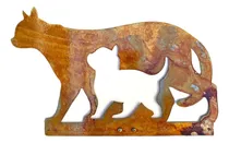 Comprar Pincho Figura Decorativa Tutor De Plantas Óxido \u002F Negro Óxido