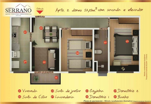 Imagem 26 de 28 de Apartamento À Venda Em Santa Claudina - Ap001884