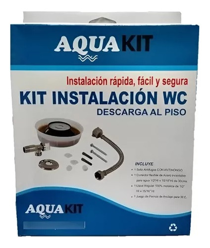 Kit Instalacion Wc Descarga Al Piso