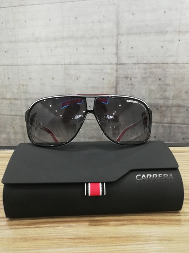 Lentes Carreta Gran Prix Ll Gris Blanco, Rojo Y Negro