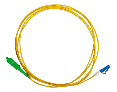 5 Pç Cordão Óptico Simplex Monomodo Sc-apc Lc-upc (9/125) 2m