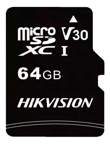 Memoria Micro Sd 64gb Clase 10 Hikvision 92mb/s Adaptador
