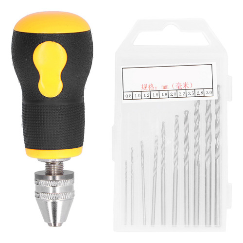 Mini Chave De Fenda Portátil Manual Com Furadeira Manual