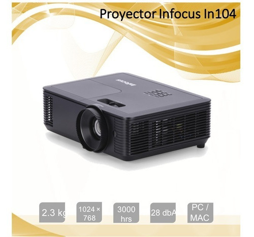  Proyector Infocus In104 2500 Lúmenes