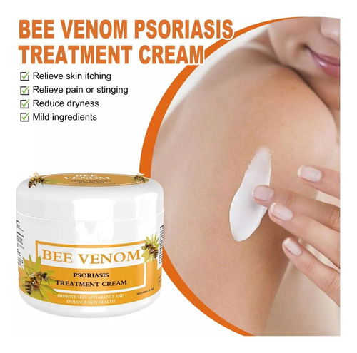 5×crema Para Tratamientos Psoriasis Con Venenos Abeja