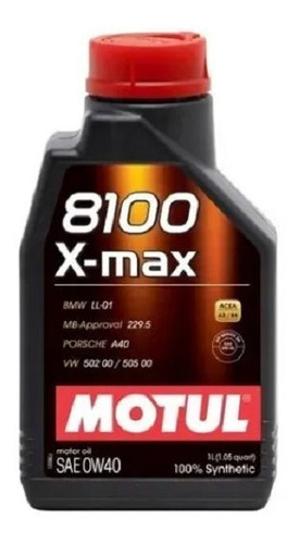 Oleo Motul 8100 X-max 0w40-4(quatro)litros -  100% Sintetico