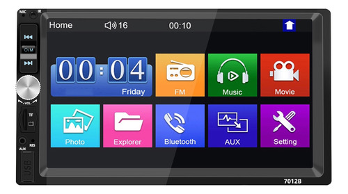 Pantalla Táctil Hd De 7 Pulgadas Car Fashion Mp5 Audio Y Vid