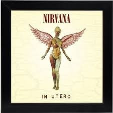 Quadro Lp Nirvana In Utero Quadro Capa De Disco