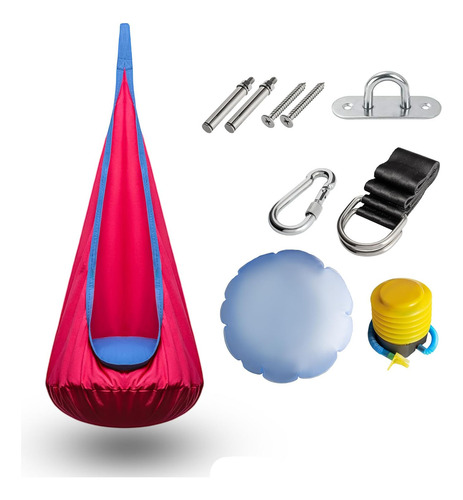 Columpio Sensorial Hamaca Niños Interior Y Exterio Con Cojín
