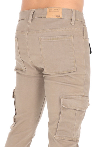 Pantalon Para Hombre De Gabardina Tipo Militar Cargo Tactico