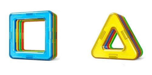 Imagen 4 de 6 de Magneticos Juego Niños/niñas Piezas Bloques Plasticos Armar