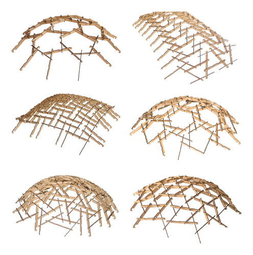 Leonardo Da Vinci 10 Cúpulas Para Montar Com Encaixe