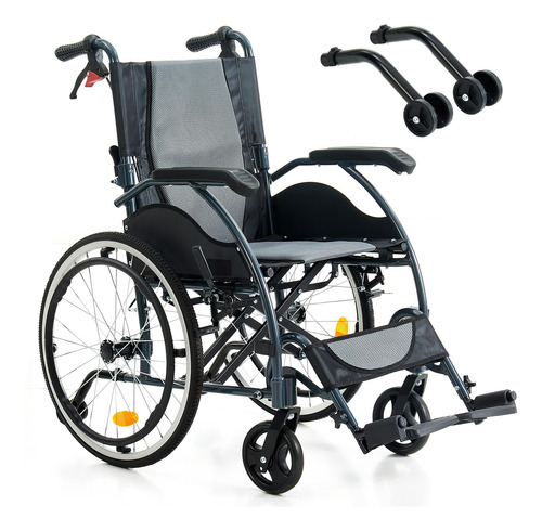 Livelyfit Silla De Ruedas Ligera De Aluminio Para Adultos, S