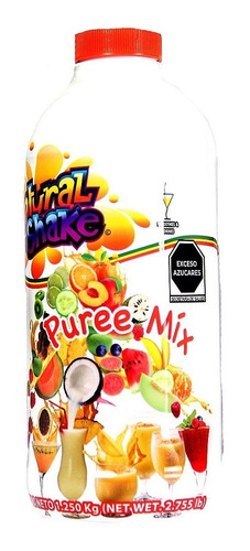 Concentrado Pulpa Fruta Frambuesa 1 Lt Natural Shake 3 Pack