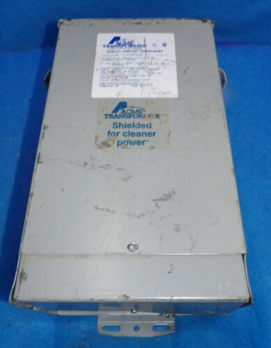 Acme T-2-53014-4s 5kva General Purpose Transformer + 1 Y Ssa