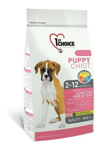 Imagen 1 de 2 de Alimento Perro 1st Choice Cachorro Piel Sensible 6 Kg