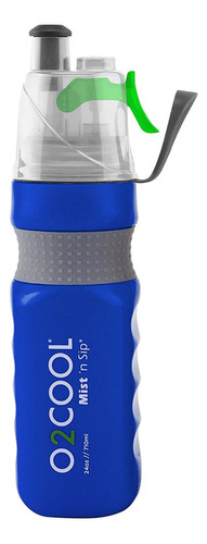 O2cool® Botella Power Flow Grip Band Con Tapa Classic Mist N