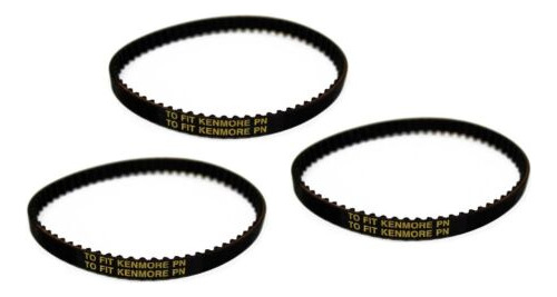 (3) Cogged - Geared Belt Sears Kenmore Canister Vacuum Pow