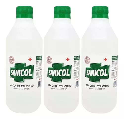 Alcohol De Cereal Sanicol - 1 Litro Apto Gastronomia Licores