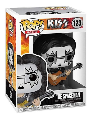 Figura Funko Pop Rocks Kiss Spaceman 123 