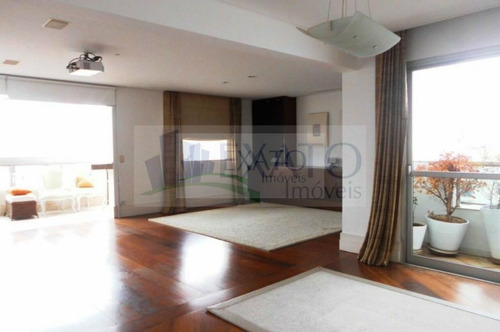 Imagem 1 de 15 de Moema Maravilhoso Apartamento Com 220m², 4 Dormitorios 3 Suites, 4 Vagas Mais Depósito Lazer - Em8117