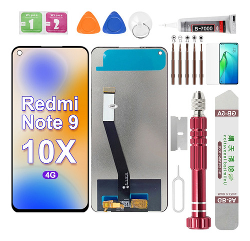 Para Xiaomi Redmi Note 9 4g Display Touch Lcd