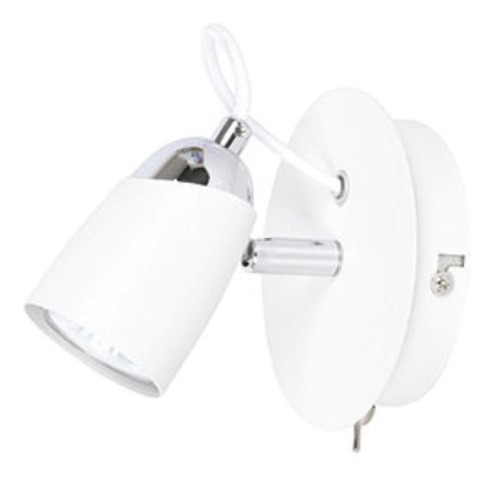 Imagen 2 de 8 de 2 Veladores Apliques Pared Konus 1 Luz Tecla + Focos Led 7w